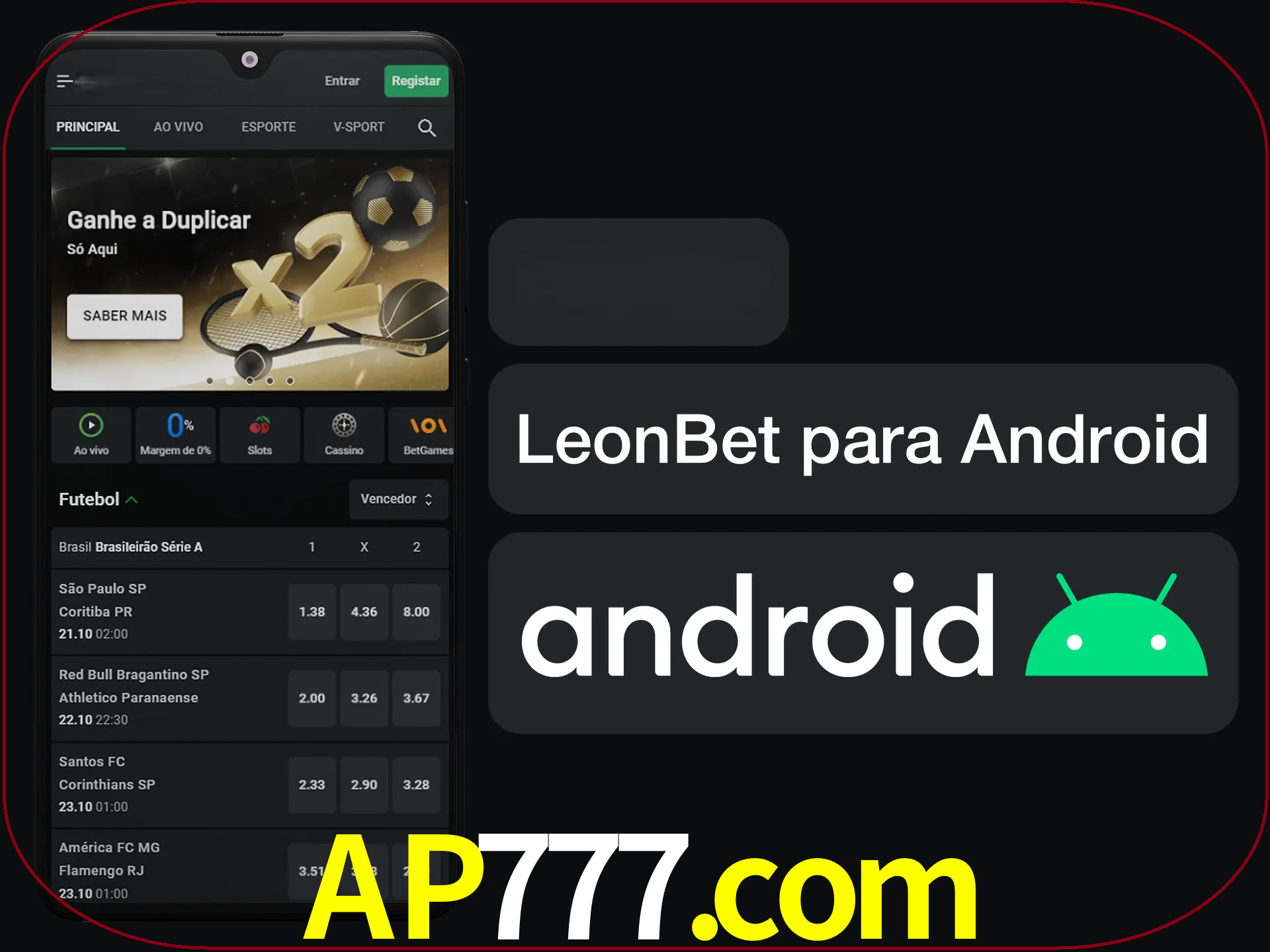Adquira sua versão poket de LeonBet.