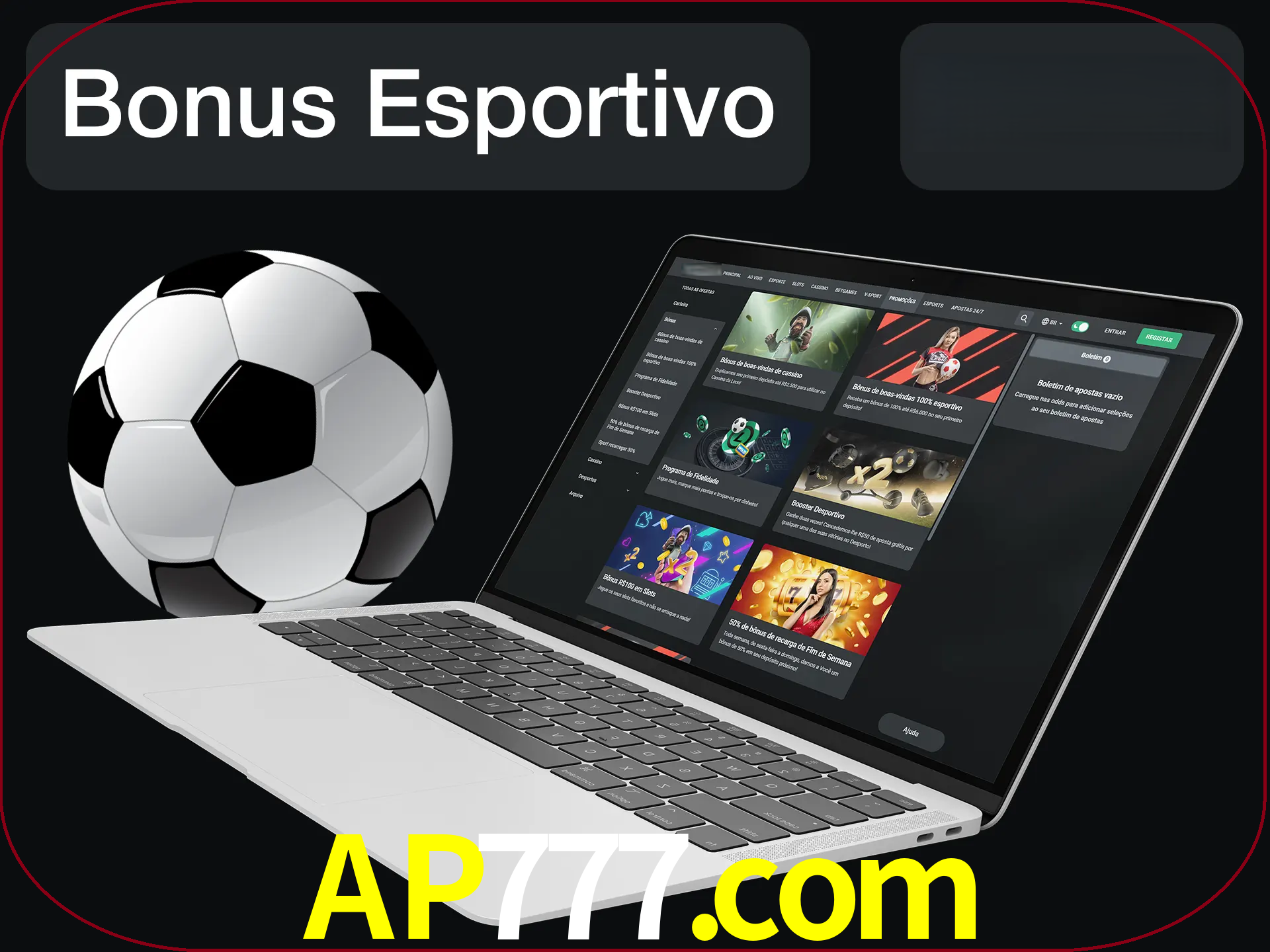 Antes de começar a apostar, use o bônus esportivo.