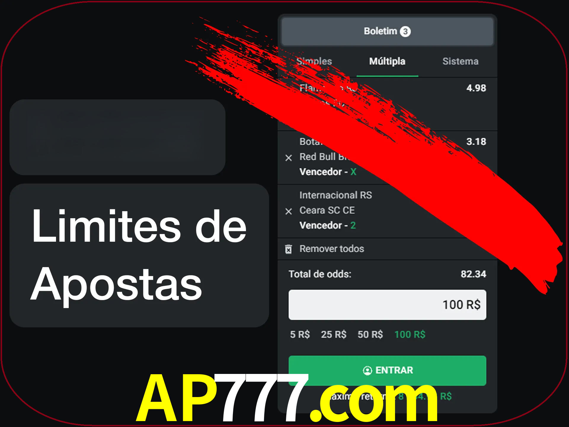 Não faça apostas loucas.